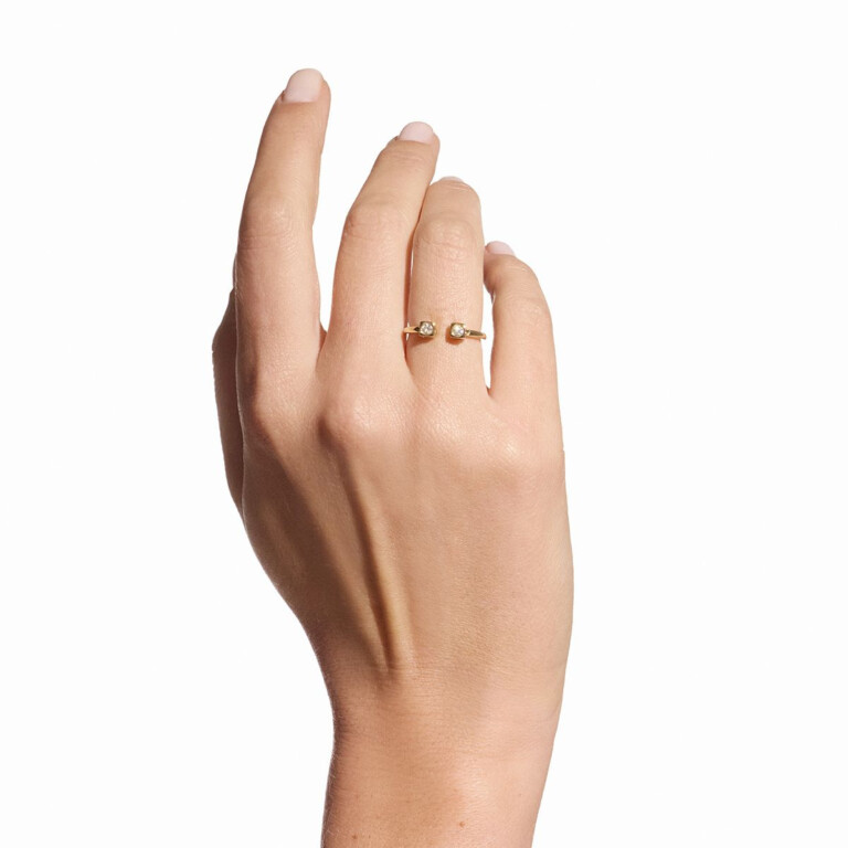 dinh van Le Cube Diamant ring geelgoud met diamant - 208511 - #4 dinh van Le Cube Diamant ring geelgoud met diamant - 208511 - #4