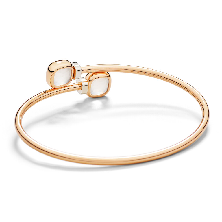 Pomellato Nudo spang armband roodgoud met diamant - PBC5020 O6WHR DBQLT - #6 Pomellato Nudo spang armband roodgoud met diamant - PBC5020 O6WHR DBQLT - #6