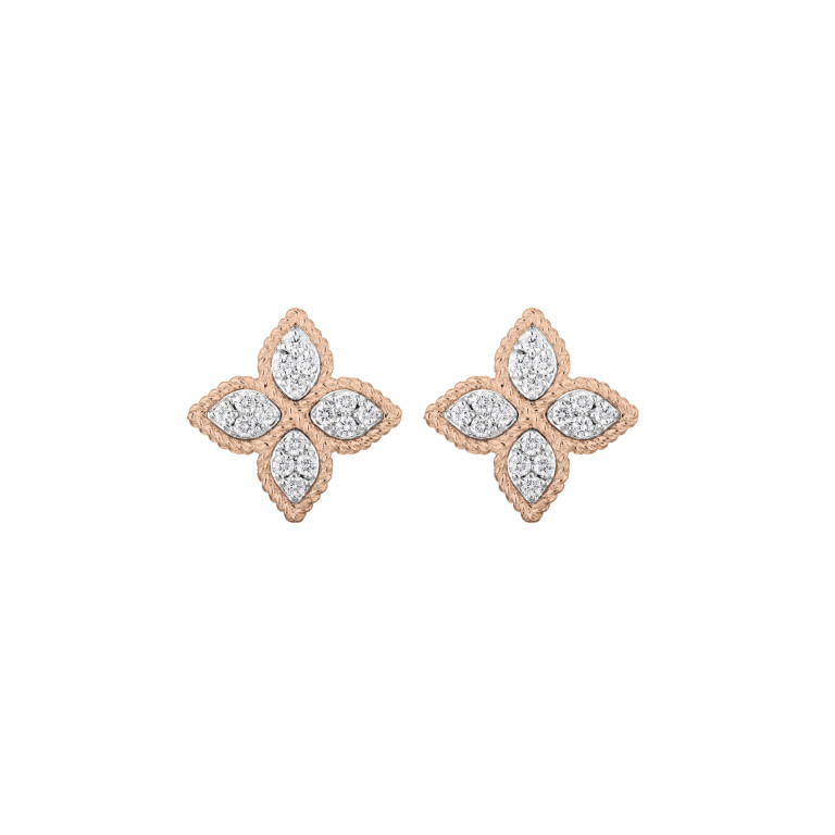 Princess Flower oorknoppen - Roberto Coin - ADR777EA0639 Princess Flower oorknoppen - Roberto Coin - ADR777EA0639