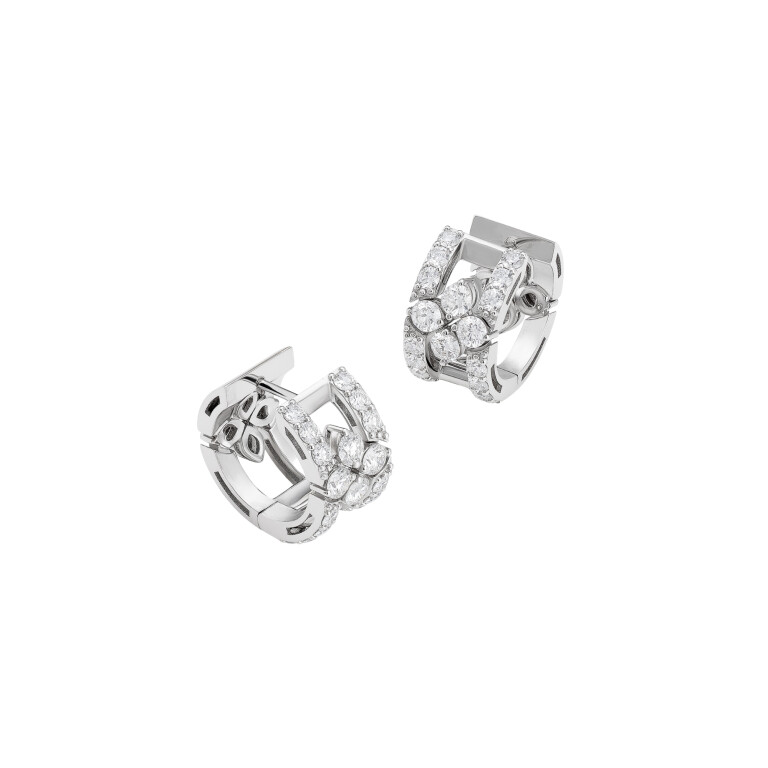 Roberto Coin Love in Verona oorknoppen witgoud met diamant - ADR888EA2240 - #3 Roberto Coin Love in Verona oorknoppen witgoud met diamant - ADR888EA2240 - #3