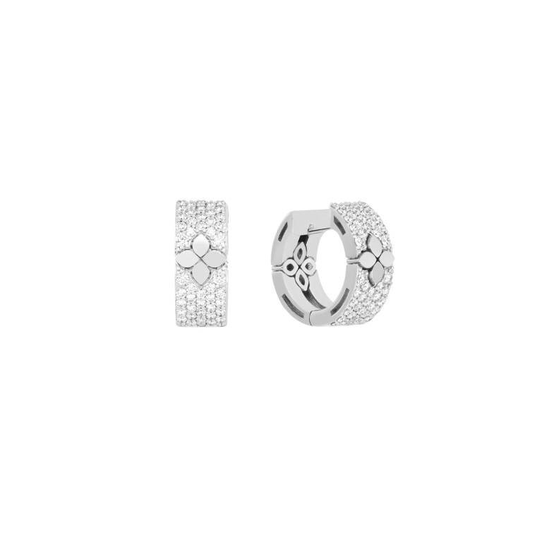 Roberto Coin Love in Verona oorringen witgoud met diamant - ADR888EA2355 - #2 Roberto Coin Love in Verona oorringen witgoud met diamant - ADR888EA2355 - #2