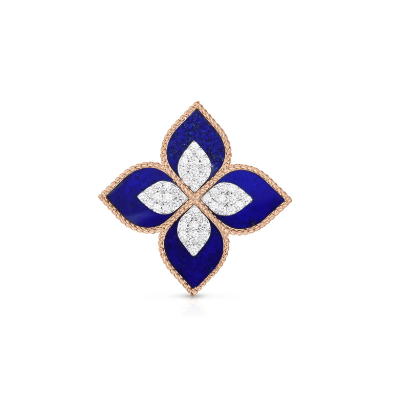 Roberto Coin Princess Flower ring rosé/wit goud met diamant - ADV888RI1838_04 - #3 Roberto Coin Princess Flower ring rosé/wit goud met diamant - ADV888RI1838_04 - #3