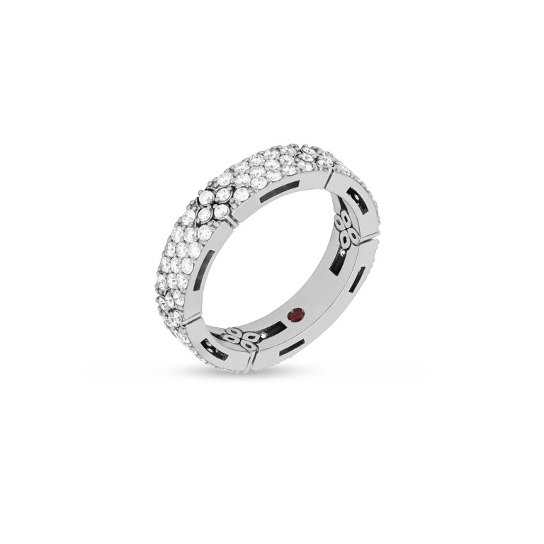 Roberto Coin Love in Verona ring witgoud met diamant - ADR888RI2121 - #1 Roberto Coin Love in Verona ring witgoud met diamant - ADR888RI2121 - #1