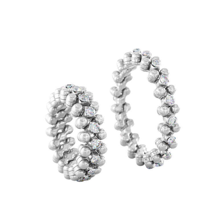 Serafino Consoli Brevetto Classic flexibele ring witgoud met diamant - RMS3M4WGWD - #3 Serafino Consoli Brevetto Classic flexibele ring witgoud met diamant - RMS3M4WGWD - #3