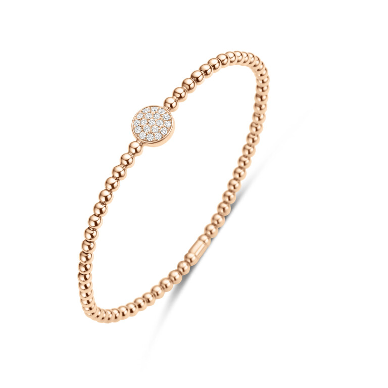 roodgoud flexibele armband met diamant Schaap en Citroen Diamonds - #3 roodgoud flexibele armband met diamant Schaap en Citroen Diamonds - #3
