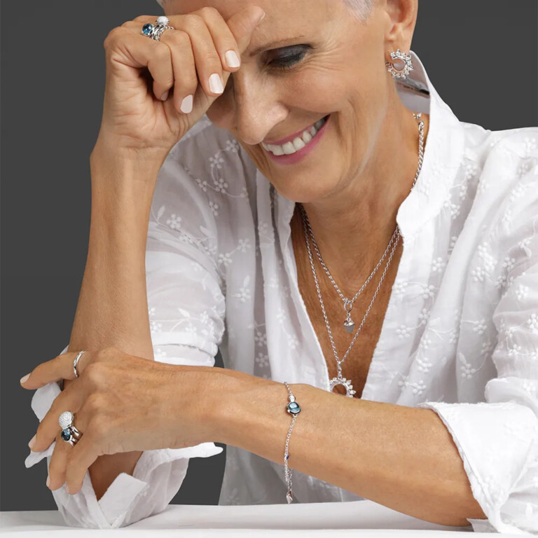 Tamara Comolli Bouton Ocean armband witgoud met diamant - B-BOU-c-OCE-wg - #4 Tamara Comolli Bouton Ocean armband witgoud met diamant - B-BOU-c-OCE-wg - #4