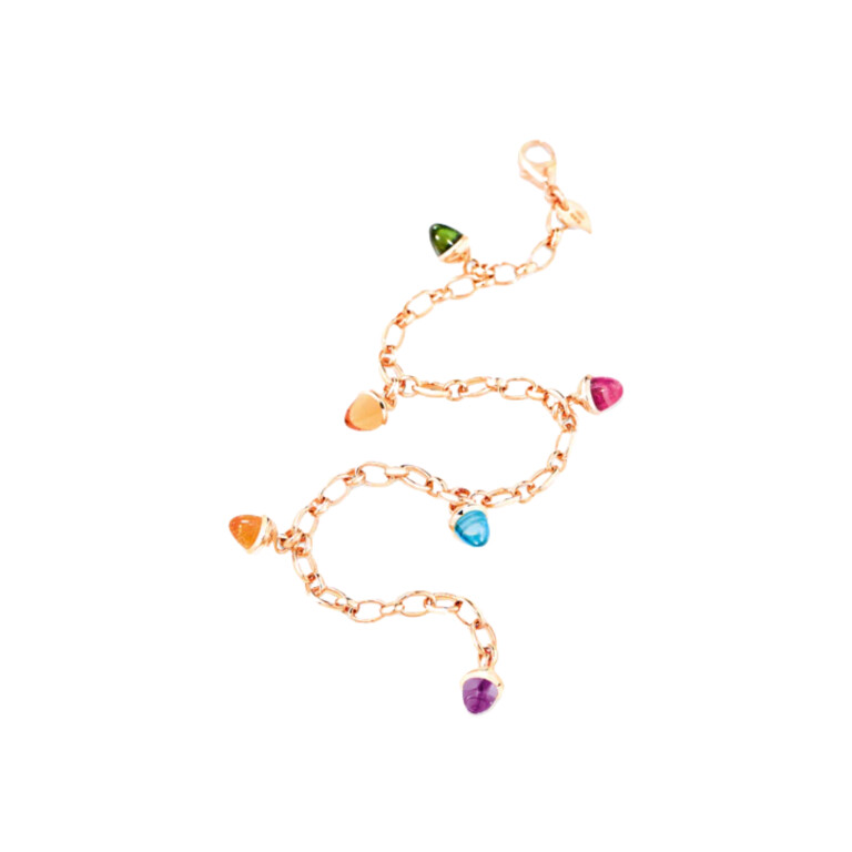 Tamara Comolli Mikado Candy armband roodgoud met Diversen - B-MC-Ch-Can-rg - #2 Tamara Comolli Mikado Candy armband roodgoud met Diversen - B-MC-Ch-Can-rg - #2