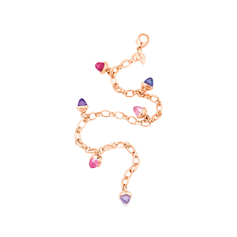 Tamara Comolli Mikado Wild Berry armband roodgoud met Diversen - B-MC-Ch-WB-rg - #2 Tamara Comolli Mikado Wild Berry armband roodgoud met Diversen - B-MC-Ch-WB-rg - #2