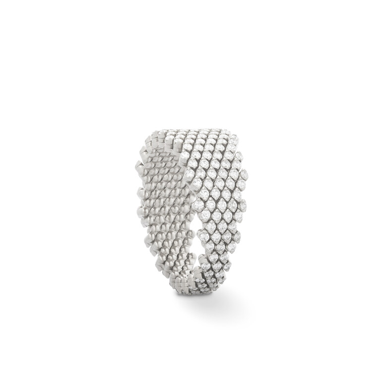 Serafino Consoli Bellezza flexibele ring witgoud met diamant - RMSB12F2WGWD - #2 Serafino Consoli Bellezza flexibele ring witgoud met diamant - RMSB12F2WGWD - #2