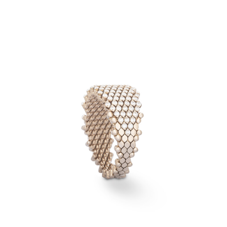 Serafino Consoli Bellezza flexibele ring roodgoud met diamant - RMSB12H2RGWD - #2 Serafino Consoli Bellezza flexibele ring roodgoud met diamant - RMSB12H2RGWD - #2