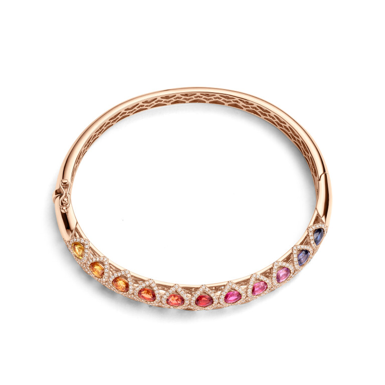 roodgoud armband met diamant SC Highlights Colours Rainbow - #4 roodgoud armband met diamant SC Highlights Colours Rainbow - #4