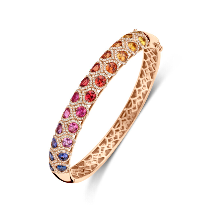 roodgoud armband met diamant SC Highlights Colours Rainbow - #2 roodgoud armband met diamant SC Highlights Colours Rainbow - #2