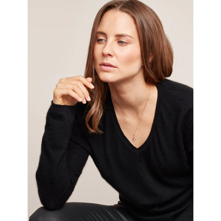 Tamara Comolli Mikado Flamenco hanger roodgoud met diamant - P-MFL-pD-rg - #2 Tamara Comolli Mikado Flamenco hanger roodgoud met diamant - P-MFL-pD-rg - #2