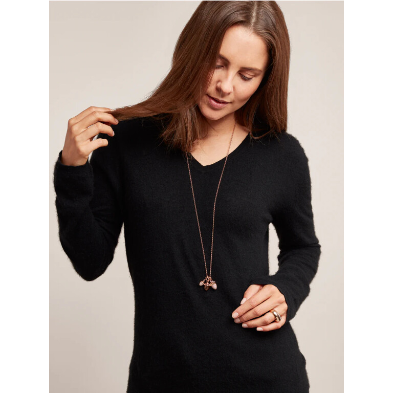 Tamara Comolli Mikado Flamenco hanger roodgoud met diamant - P-MFL-pD-rg - #3 Tamara Comolli Mikado Flamenco hanger roodgoud met diamant - P-MFL-pD-rg - #3