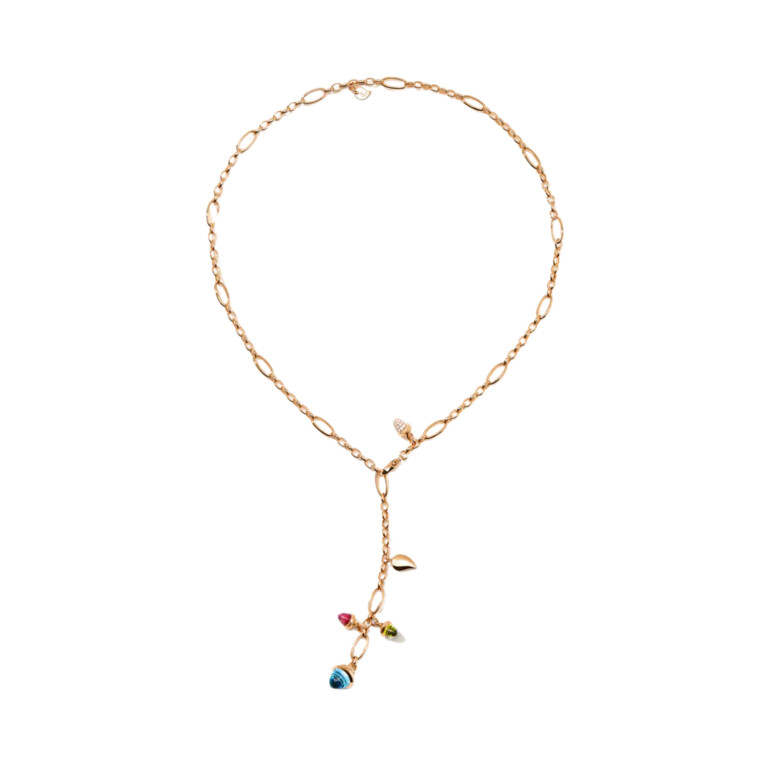 Tamara Comolli Mikado collier roodgoud met diamant - N-M-Del51-Can-p-rg - #2 Tamara Comolli Mikado collier roodgoud met diamant - N-M-Del51-Can-p-rg - #2