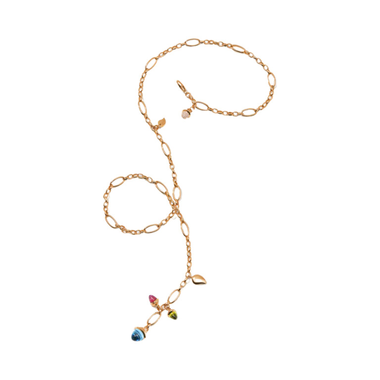 Tamara Comolli Mikado collier roodgoud met diamant - N-M-Del51-Can-p-rg - #3 Tamara Comolli Mikado collier roodgoud met diamant - N-M-Del51-Can-p-rg - #3