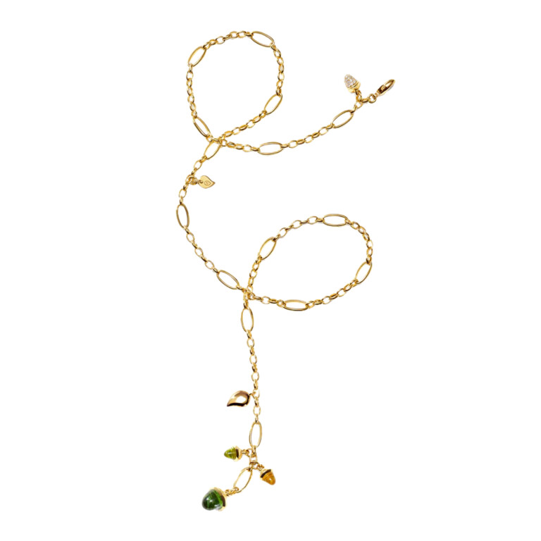 Tamara Comolli Mikado collier geelgoud met diamant - N-M-Del51-RF-p-yg - #3 Tamara Comolli Mikado collier geelgoud met diamant - N-M-Del51-RF-p-yg - #3