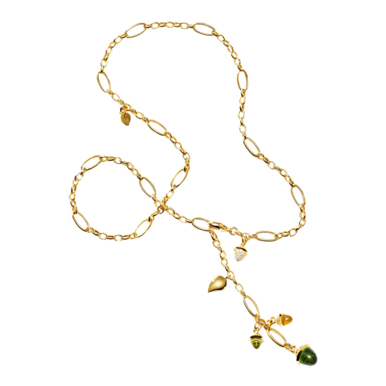 Tamara Comolli Mikado collier geelgoud met diamant - N-M-Del51-RF-p-yg - #4 Tamara Comolli Mikado collier geelgoud met diamant - N-M-Del51-RF-p-yg - #4