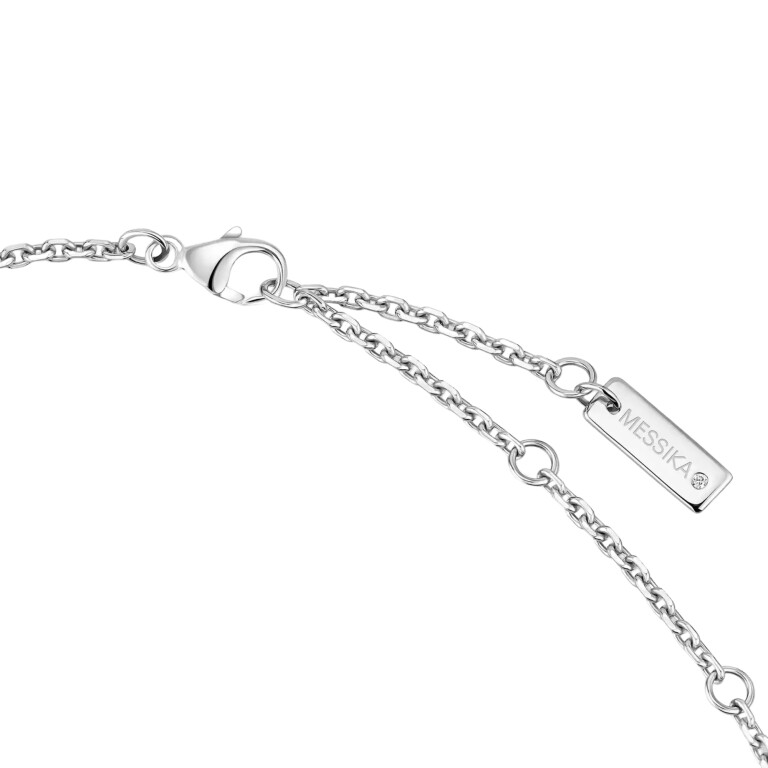 Messika Move Classic Ciselé collier met hanger witgoud met diamant - 14667-WG - #4 Messika Move Classic Ciselé collier met hanger witgoud met diamant - 14667-WG - #4