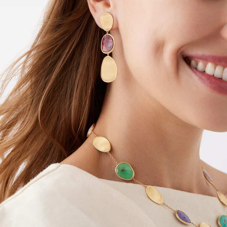 Marco Bicego Lunaria Color oorhangers geelgoud - OB1466-TUL01 - #3 Marco Bicego Lunaria Color oorhangers geelgoud - OB1466-TUL01 - #3