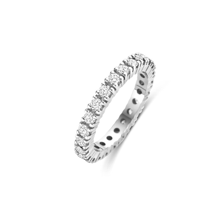 witgoud alliance ring met diamant Schaap en Citroen Diamonds - #6 witgoud alliance ring met diamant Schaap en Citroen Diamonds - #6