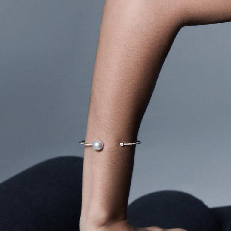 Yana Nesper Open Mind parel armband geelgoud met diamant - OM14 - #2 Yana Nesper Open Mind parel armband geelgoud met diamant - OM14 - #2
