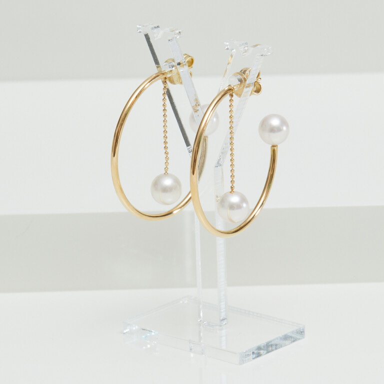 Yana Nesper Open Mind parel oorhangers geelgoud - OM2 - #4 Yana Nesper Open Mind parel oorhangers geelgoud - OM2 - #4