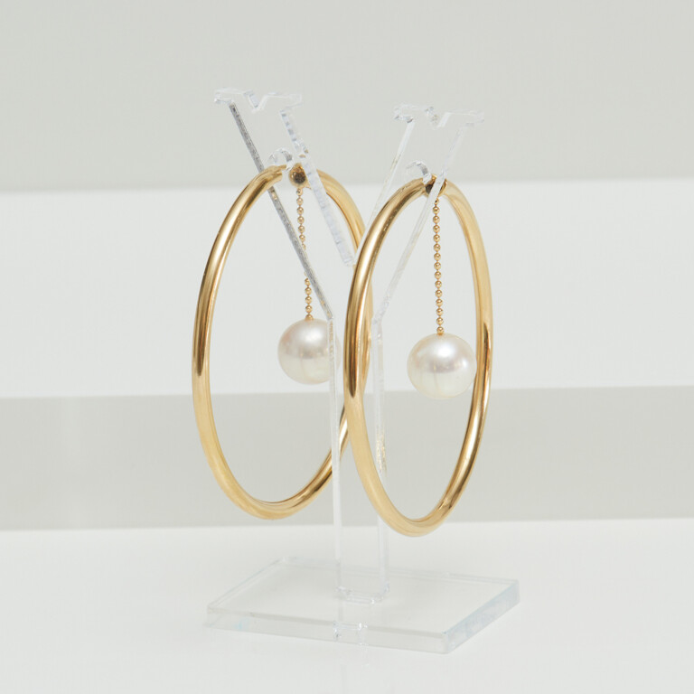 Yana Nesper Open Mind parel oorhangers geelgoud - OM23 - #3 Yana Nesper Open Mind parel oorhangers geelgoud - OM23 - #3