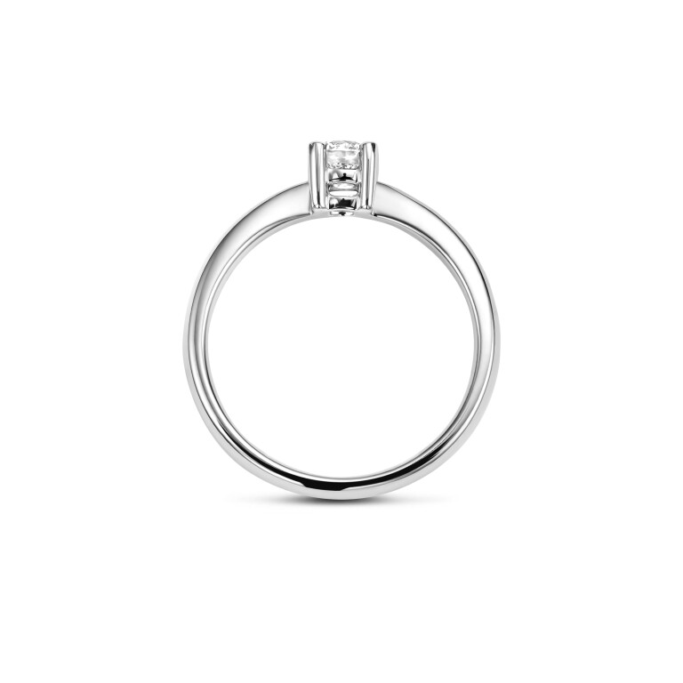 witgoud solitair ring met diamant Schaap en Citroen Diamonds - #3 witgoud solitair ring met diamant Schaap en Citroen Diamonds - #3