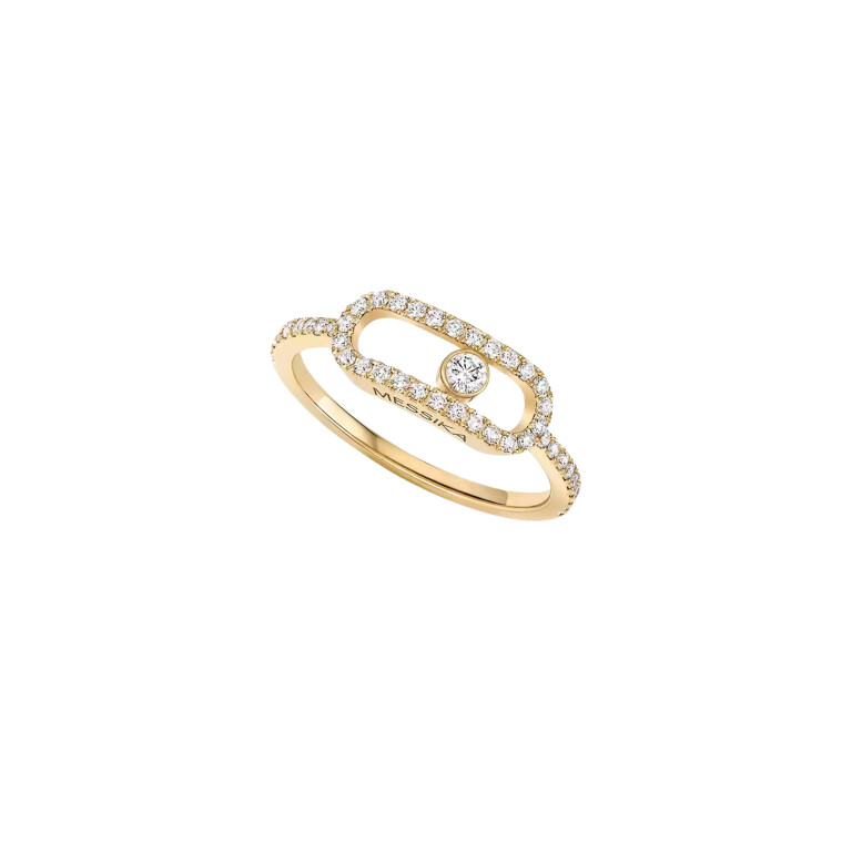 Messika Move Uno ring geelgoud met diamant - 12113-YG - #6 Messika Move Uno ring geelgoud met diamant - 12113-YG - #6