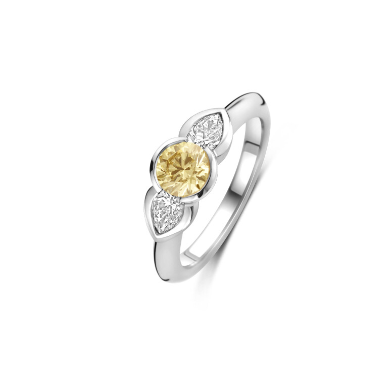 witgoud pave ring met diamant SC Highlights Diamonds - #2 witgoud pave ring met diamant SC Highlights Diamonds - #2