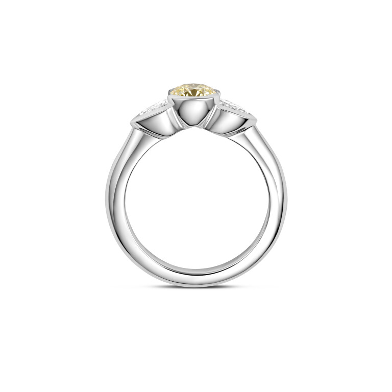witgoud pave ring met diamant SC Highlights Diamonds - #4 witgoud pave ring met diamant SC Highlights Diamonds - #4