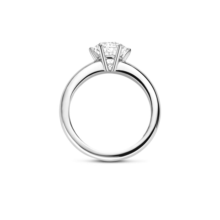 witgoud solitair ring met diamant SC Highlights Diamonds - #4 witgoud solitair ring met diamant SC Highlights Diamonds - #4