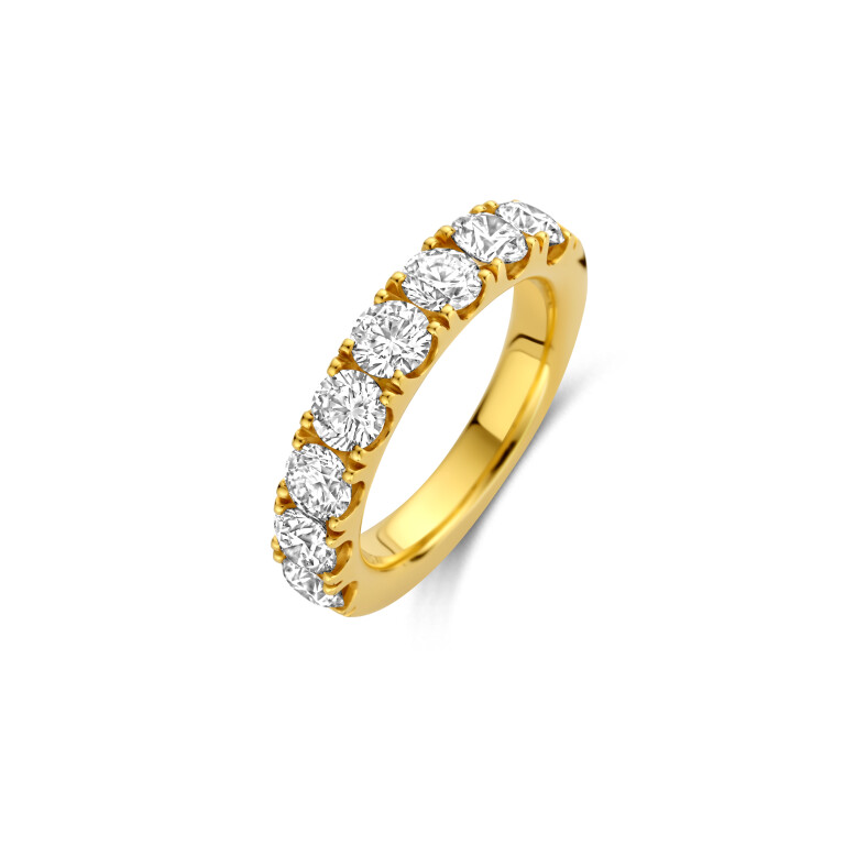 geelgoud alliance ring met diamant SC Highlights Diamonds - #2 geelgoud alliance ring met diamant SC Highlights Diamonds - #2