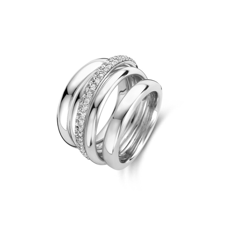 witgoud pave ring met diamant SC Highlights Diamonds - #2 witgoud pave ring met diamant SC Highlights Diamonds - #2
