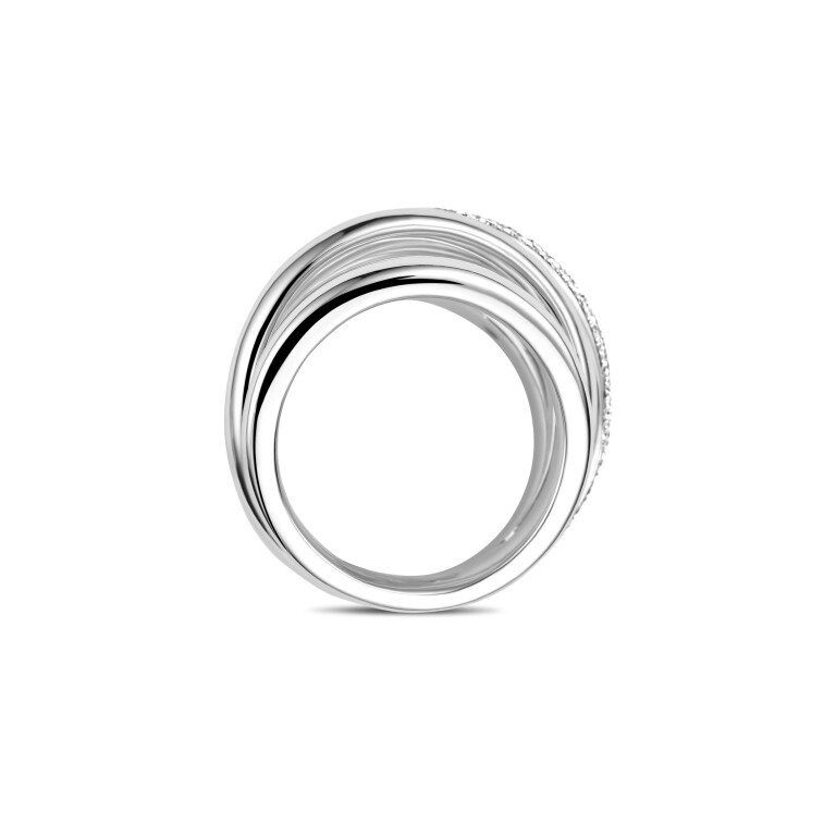witgoud pave ring met diamant SC Highlights Diamonds - #4 witgoud pave ring met diamant SC Highlights Diamonds - #4