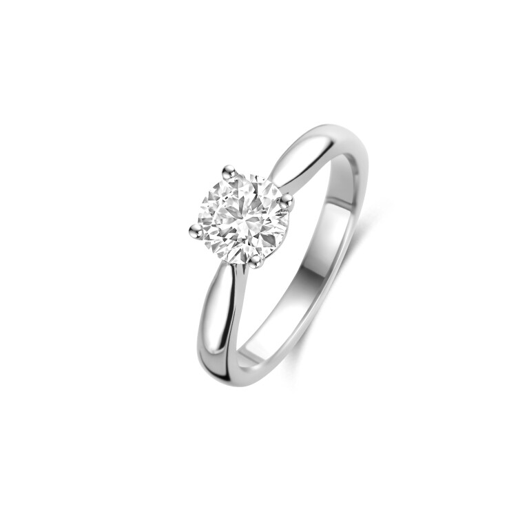 witgoud solitair ring met diamant SC Highlights Diamonds - #2 witgoud solitair ring met diamant SC Highlights Diamonds - #2