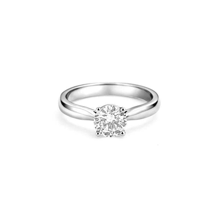 witgoud solitair ring met diamant SC Highlights Diamonds - #5 witgoud solitair ring met diamant SC Highlights Diamonds - #5