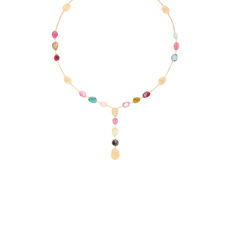 Marco Bicego Lunaria collier geelgoud met diamant - CB2870-B-TM01 - #2 Marco Bicego Lunaria collier geelgoud met diamant - CB2870-B-TM01 - #2