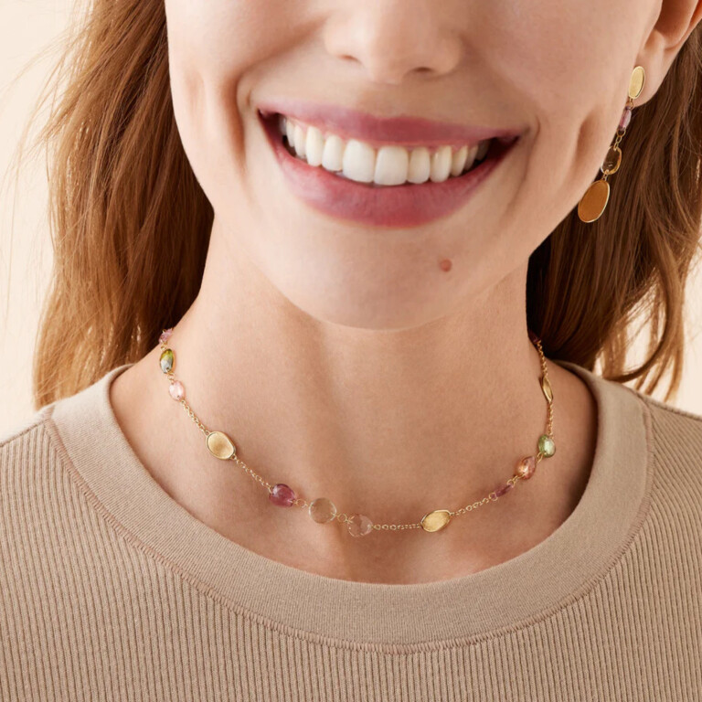 Marco Bicego Lunaria collier geelgoud - CB2867-TM01 - #4 Marco Bicego Lunaria collier geelgoud - CB2867-TM01 - #4