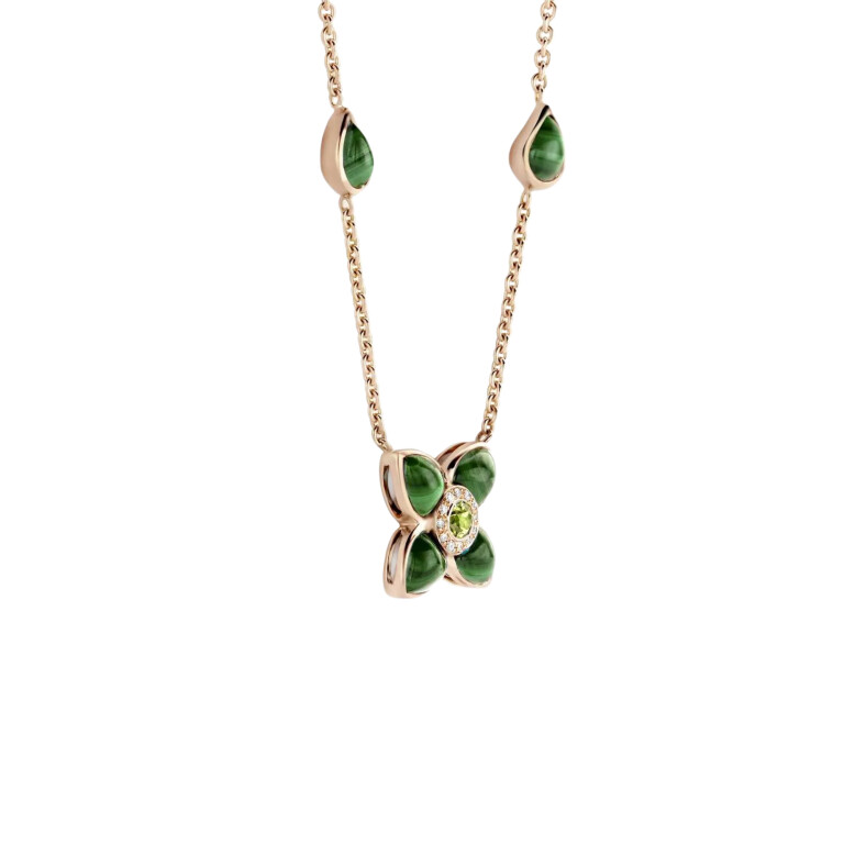 Tirisi Jewelry Fiji collier met hanger roodgoud met diamant - TN3038MC+PERP - #2 Tirisi Jewelry Fiji collier met hanger roodgoud met diamant - TN3038MC+PERP - #2