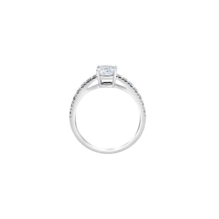 Royal Asscher Elissa ring witgoud met diamant - R.130.RACU.WG.24 HRD - #3 Royal Asscher Elissa ring witgoud met diamant - R.130.RACU.WG.24 HRD - #3