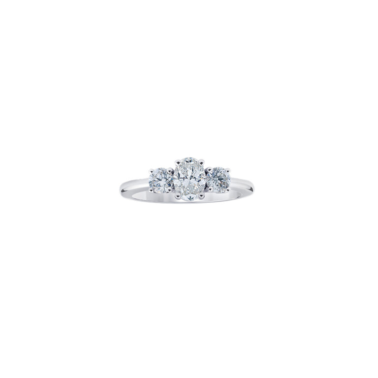 Royal Asscher Eulalia ring witgoud met diamant - R.166.RAOV.WG.1 HRD - #2 Royal Asscher Eulalia ring witgoud met diamant - R.166.RAOV.WG.1 HRD - #2