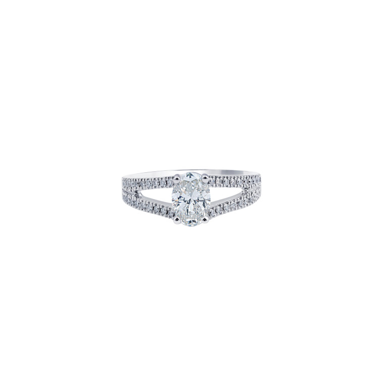 Royal Asscher Mariana ring witgoud met diamant - R.19055.RAOV.WG.3 HRD - #2 Royal Asscher Mariana ring witgoud met diamant - R.19055.RAOV.WG.3 HRD - #2