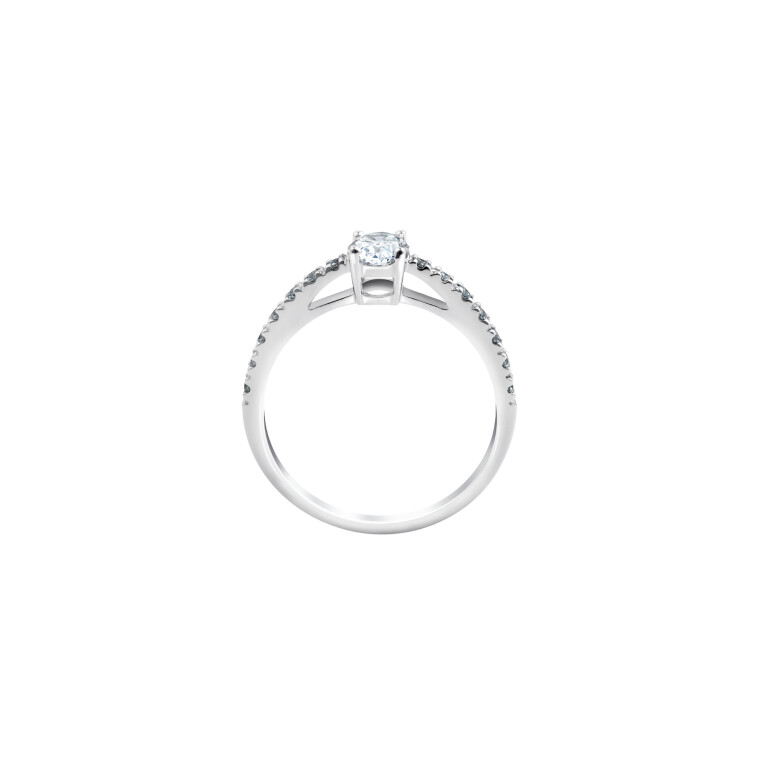 Royal Asscher Elissa ring witgoud met diamant - R.130.RAOV.WG.31 HRD - #3 Royal Asscher Elissa ring witgoud met diamant - R.130.RAOV.WG.31 HRD - #3