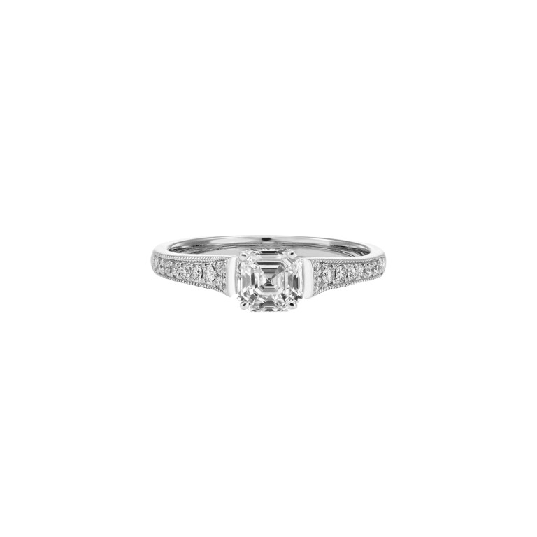 Royal Asscher 74 Collection ring witgoud met diamant - R.74.3374.RAC.18WG.1  HRD - #2 Royal Asscher 74 Collection ring witgoud met diamant - R.74.3374.RAC.18WG.1  HRD - #2