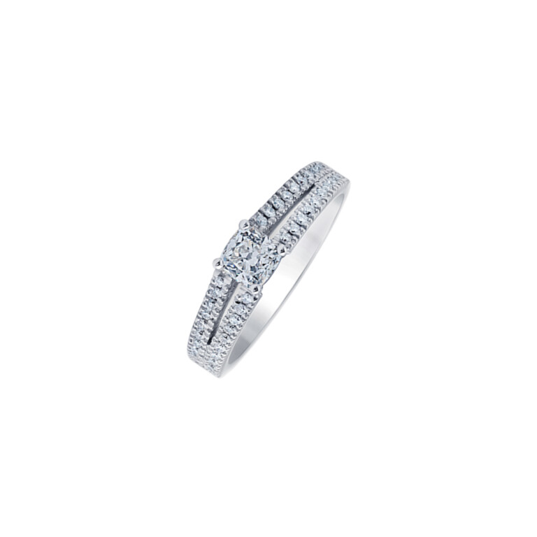 Mariana Ring - Royal Asscher - R.19055.RACU.WG.7 HRD Mariana Ring - Royal Asscher - R.19055.RACU.WG.7 HRD