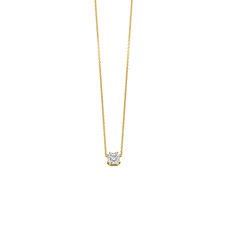 Contemporary Collier - Royal Asscher - P.250.RAC.YG.1 HRD Contemporary Collier - Royal Asscher - P.250.RAC.YG.1 HRD