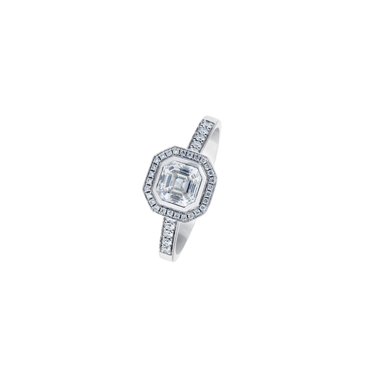 Philippa Ring - Royal Asscher - R.202.RAC.WG.3 GIA Philippa Ring - Royal Asscher - R.202.RAC.WG.3 GIA