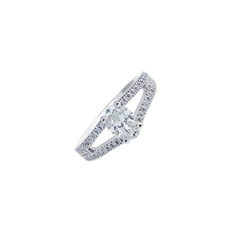 Mariana Ring - Royal Asscher - R.19055.RAOV.WG.6 HRD Mariana Ring - Royal Asscher - R.19055.RAOV.WG.6 HRD